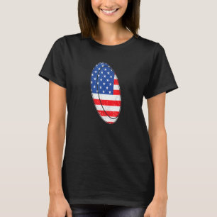 T-shirt Ultimate Frisbee Disk Golf 4 juillet Vintage Ame