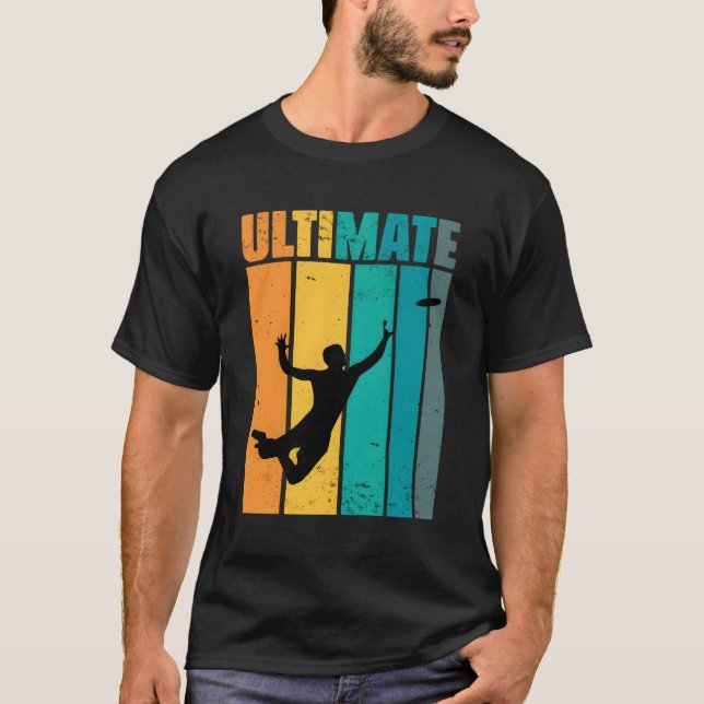 T-shirt Ultimate Frisbee Team Sport Frisbee Player (Devant)