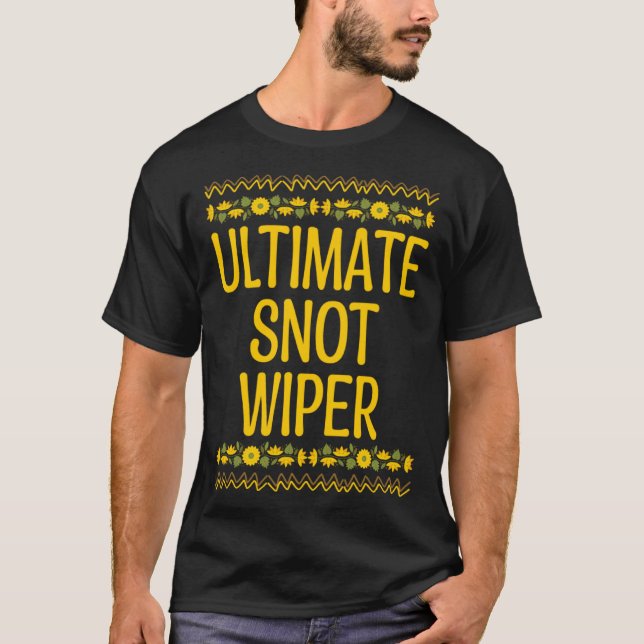 T-shirt Ultimate Snot Wiper Maman Humour Mère Enfants Nouv (Devant)