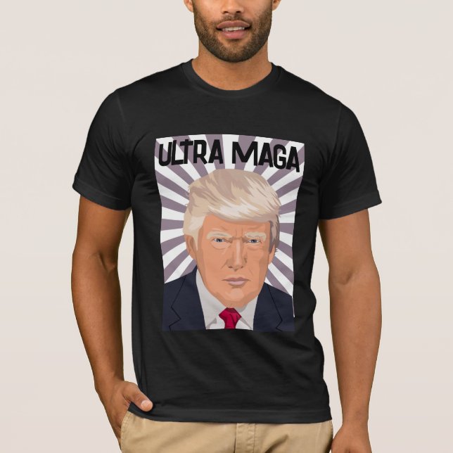 T-shirt ULTRA MAGA DONALD TRUMP 2024 (Devant)