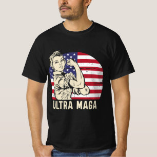 T-shirt Ultra Maga Messy Bun