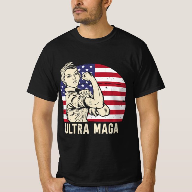 T-shirt Ultra Maga Messy Bun (Devant)