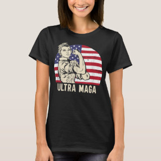 T-shirt Ultra Maga Messy Bun (1)