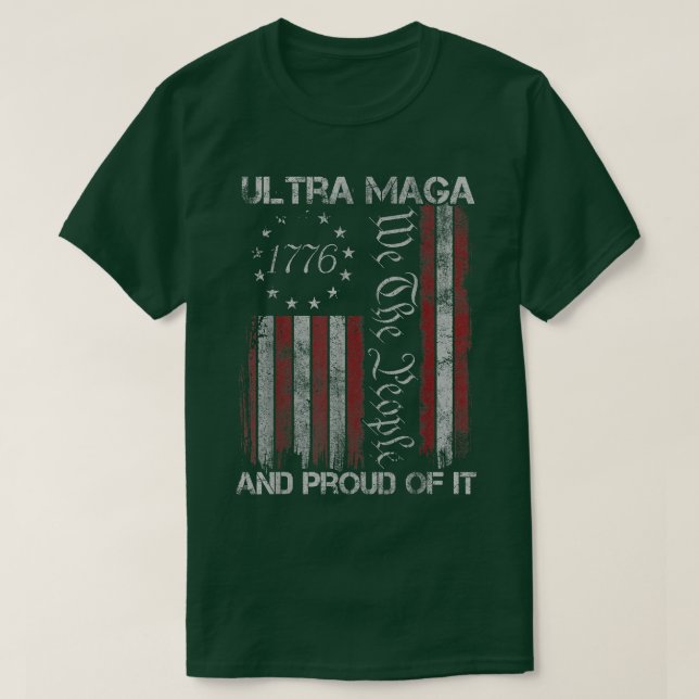 T-shirt Ultra Maga Nous Le Peuple Et Fier De L'Informatiqu (Design devant)