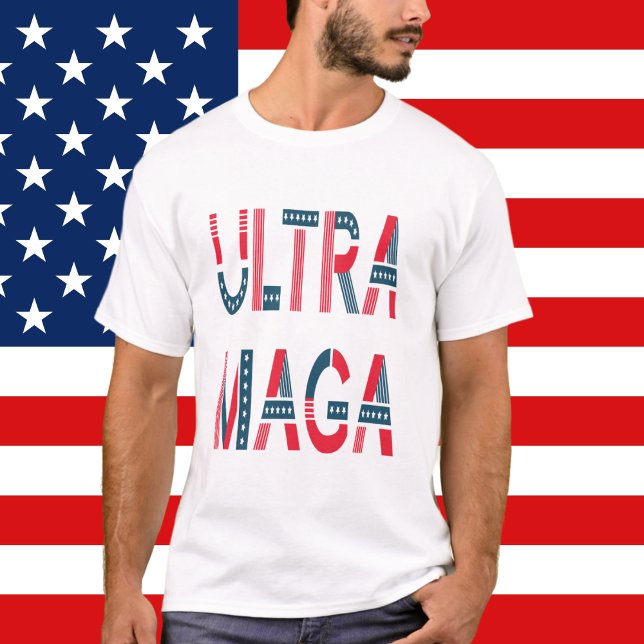 T-shirt Ultra MAGA Trump Patriotique Républicain Conservat (Créateur téléchargé)