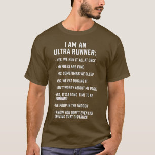 T-shirt Ultra Running Trail Running Je suis un Ultra Runne