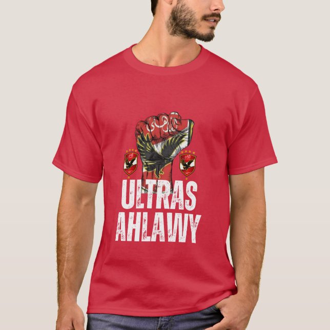 T-shirt ULTRAS AHLAWY Al Ahly Football Club Fans égyptiens (Devant)
