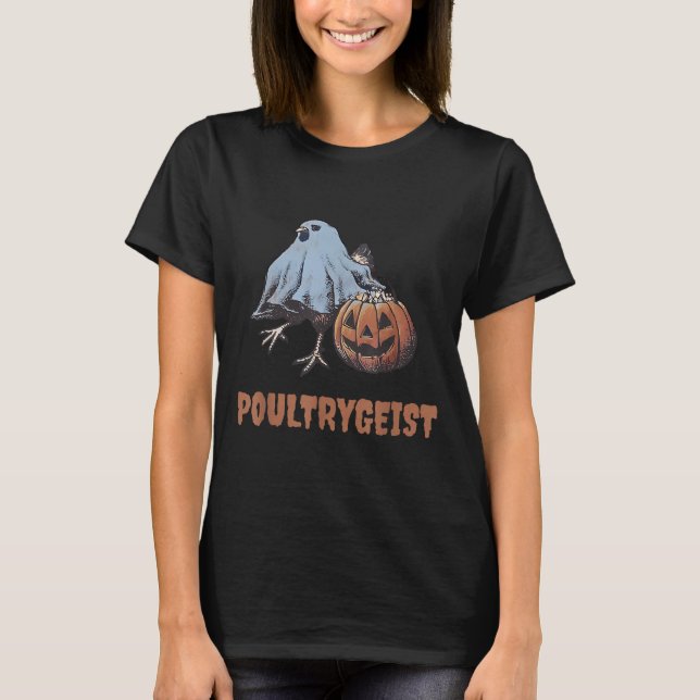 T-shirt Ultrygeist Halloween poulet fantôme (Devant)