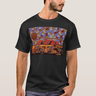 T-shirt Uluru - L'art autochtone authentique