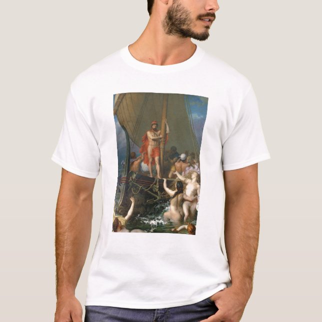 T-shirt Ulysse et les sirènes (Devant)