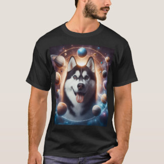 T-shirt Um PET no espaço