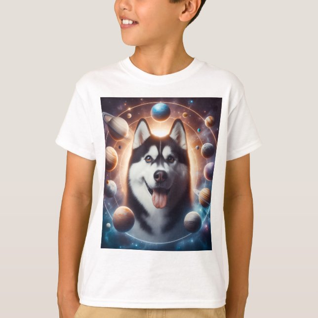 T-shirt Um PET no espaço (Devant)