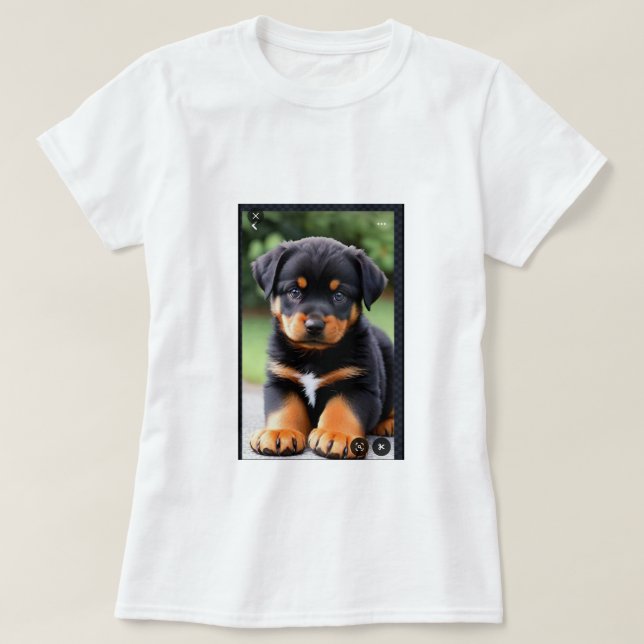 T-shirt Uma camiseta Feminina gola canoa simples  (Design devant)