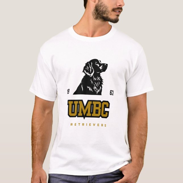 T-shirt UMBC Retrievers – Esprit de baseball universitaire (Devant)