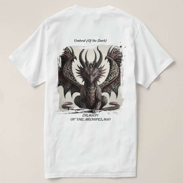 T-shirt Umbral Dragon de l'Archipel (Design dos)