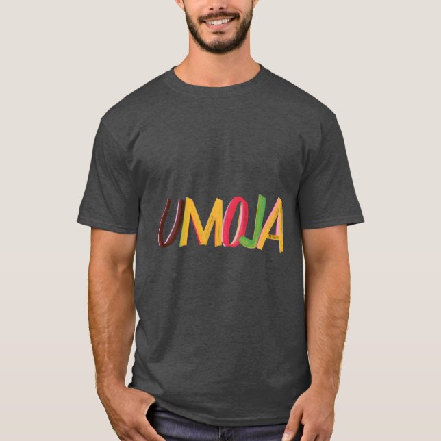 T-shirt UMOJA : Célébration de l'unité (Devant)
