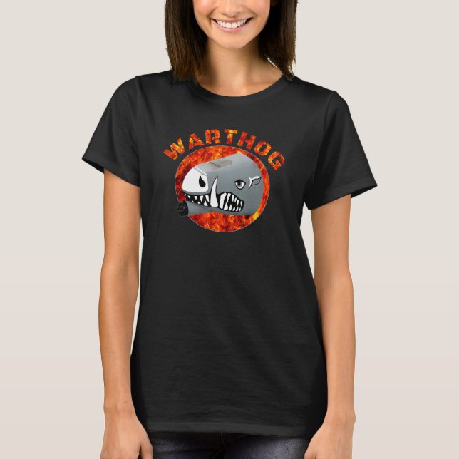 T-shirt Un 10 Warthog USA Fighter Jet Tank Buster A 10 Thu (Devant)