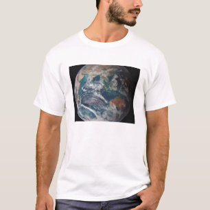 T-shirt Un à pleine vue de la terre montrant des données