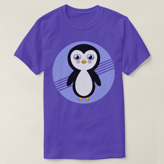 T-shirt Un adorable pingouin (Design devant)