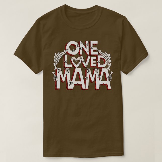 T-shirt un aimé maman 14 février cadeau pour maman et gran (Design devant)
