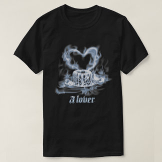 T-shirt Un Amant - Illustration de cœur en fumée éthérée