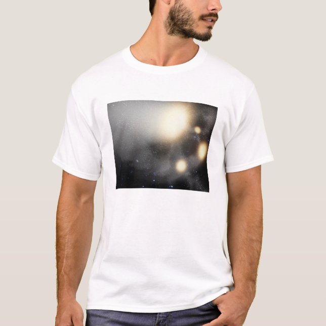 T-shirt Un amas de galaxies (Devant)
