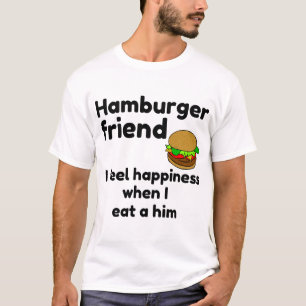 T-shirt Un ami hamburger