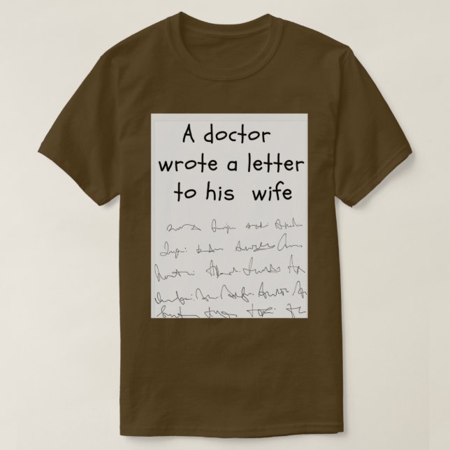 T-shirt Un ami médecin (Design devant)