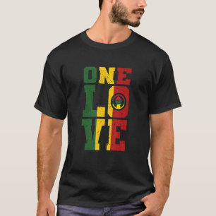 T-shirt Un amour et un coeur Culture Tradition Reggae