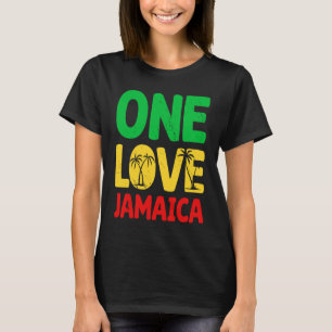 T-shirt Un Amour Jamaïque I Rasta I Rastafari I Jamaïcain 