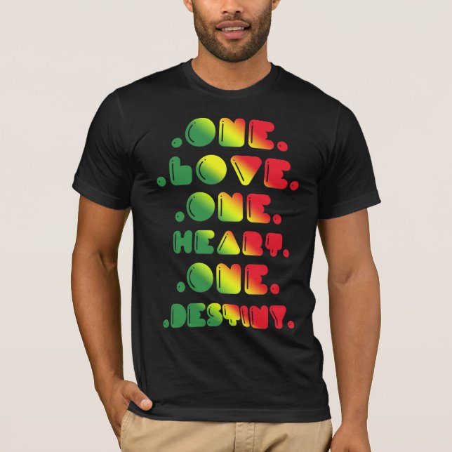 T-SHIRT UN AMOUR, UN COEUR, UN DESTIN (Devant)