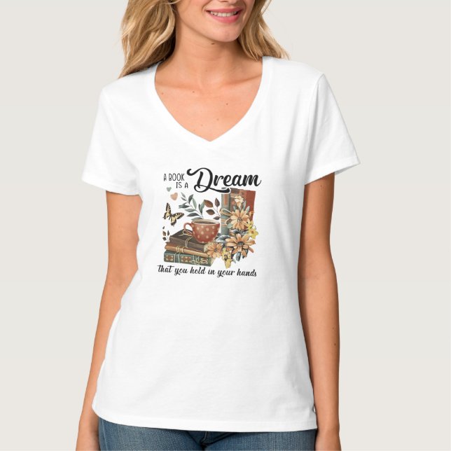 T-shirt Un amoureux des livres (Devant)