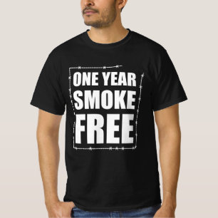 T-shirt Un an Fumée sans anniversaire hommes