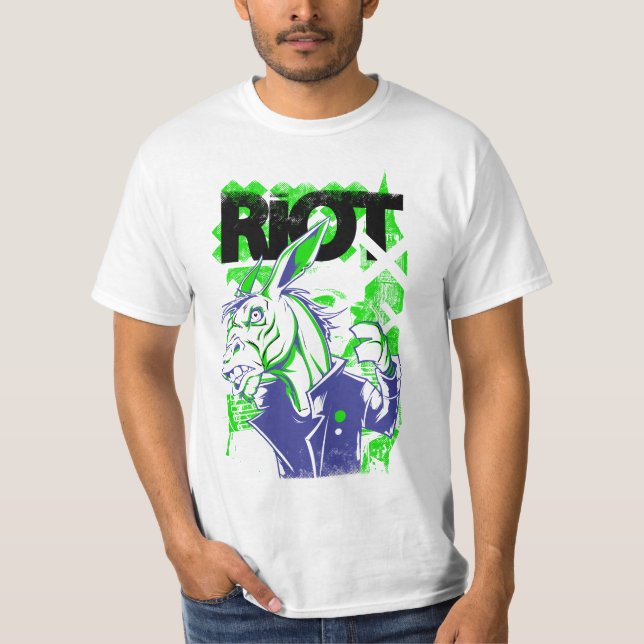 T-shirt Un âne rebelle Riot Graphic Tee (Devant)