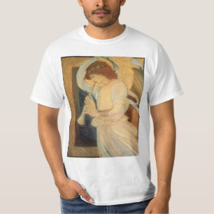 T-shirt Un ange jouant du flageolet par Burne-Jones