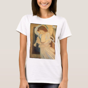 T-shirt Un ange jouant du flageolet par Burne Jones