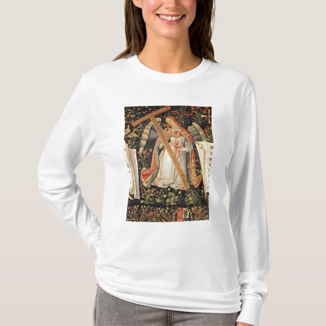 T-shirt Un ange portant la croix (Devant)