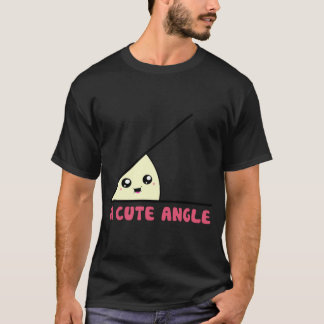 T-shirt Un angle aigu mignon vintage