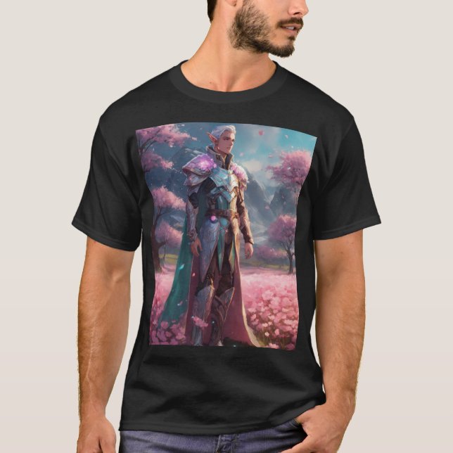 T-shirt Un angle diable masculin (Devant)