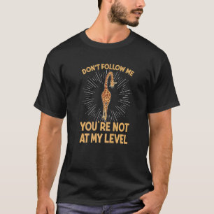 T-shirt Un Animal Safari Pour Un Ventilateur De Girafe