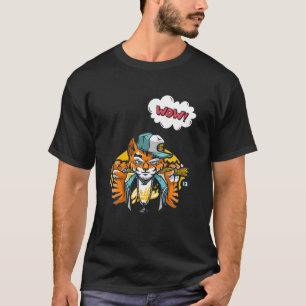 T-shirt Un animal sauvage féroce de Tigre