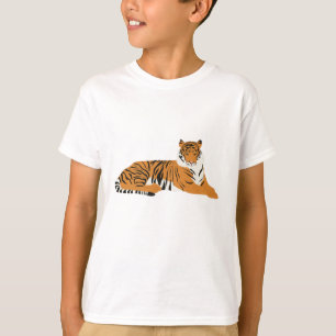 T-shirt Un animal tigre de la jungle
