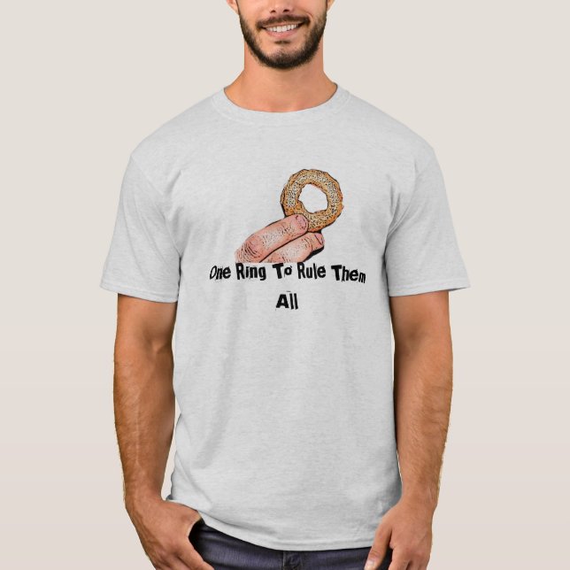 T-shirt Un anneau pour les ordonner tous (Devant)