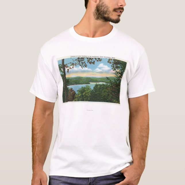 T-shirt Un aperçu de lac Garfield (Devant)
