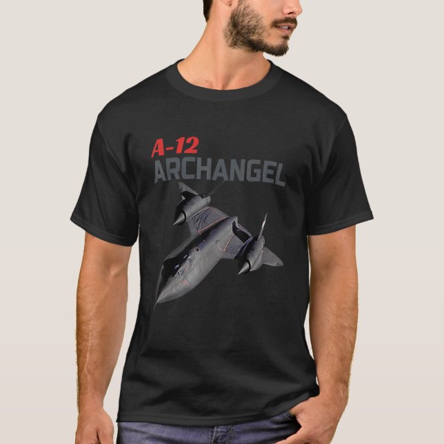 T-shirt Un Archange 12 De L'Aviation Militaire Américaine  (Devant)