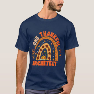 T-shirt "Un Architecte Heureux" Thanksgiving