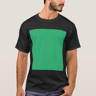 T-shirt un arrière - plan vert avec une bordure blanche