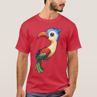 T-shirt Un art pionnier d'un oiseau rétro