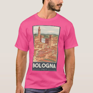 T-shirt Un Art Vintage voyage De Bologne - Italie