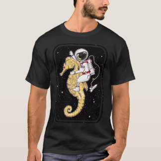 T-shirt Un astronaute à cheval